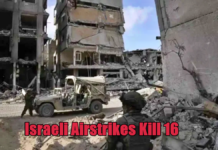 Israeli Airstrikes Kill 16 Including Children