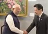 Modi met with his Singaporean counterpart