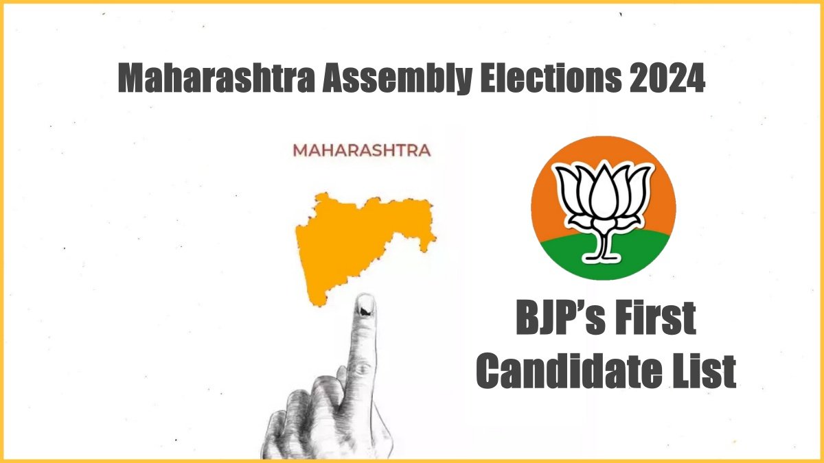 BJP’s First Candidate List for Maharashtra Assembly Elections 2024: Heavyweights Lead, Caste Balancing Act