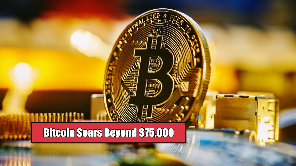 Bitcoin Soars Beyond $75,000 Amid US Election Buzz and ETF Inflows, Sparks Crypto Market Surge