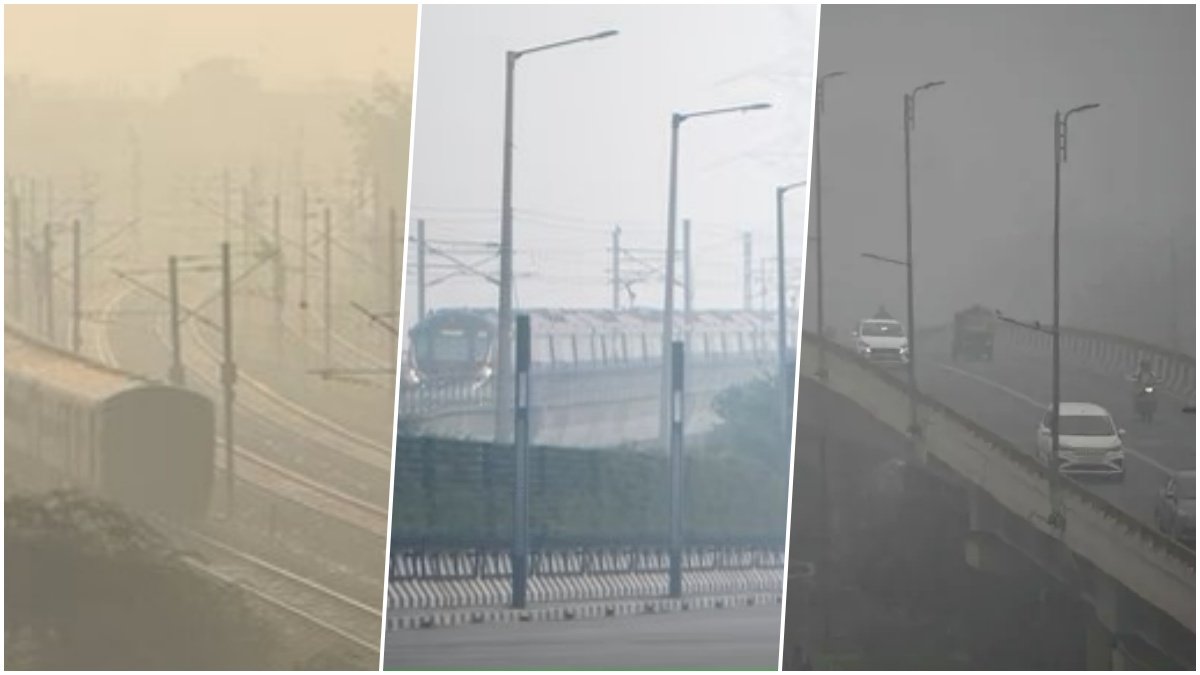 Delhi Chokes as Air Quality Hits “Severe” Zone; Thick Smog Disrupts Flights, Slows Trains Amid Dipping Temperatures