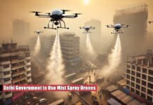 Delhi Government to Use Mist Spray Drones