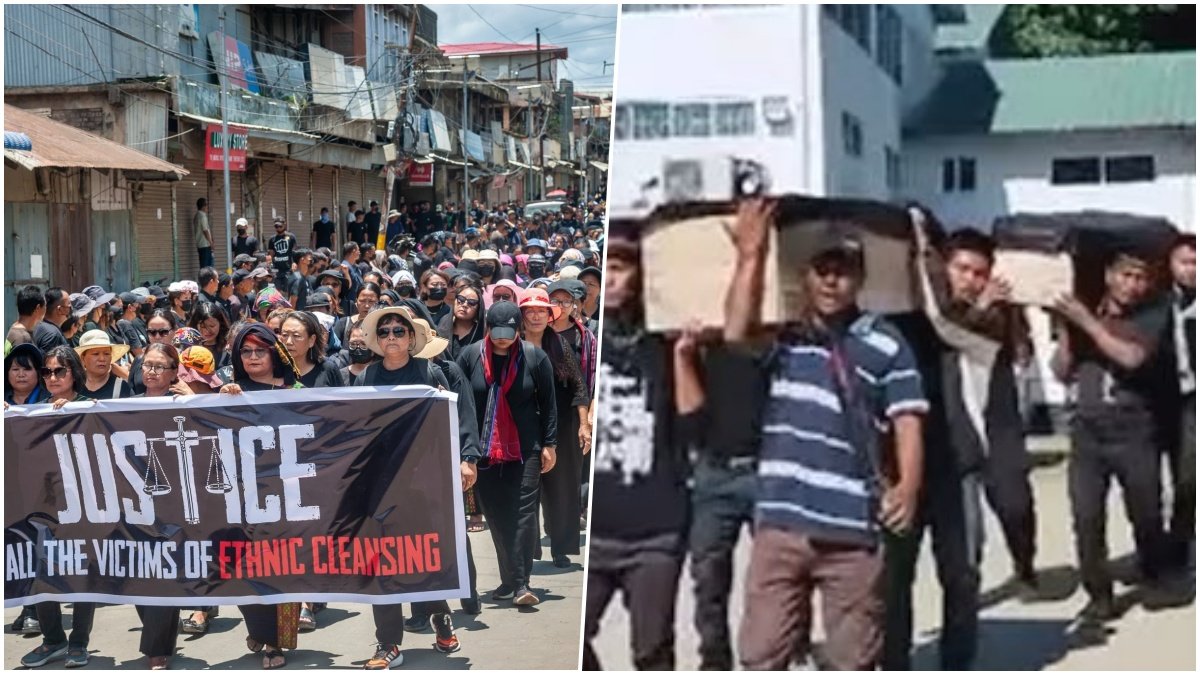 Manipur Unrest: Empty Coffins and Renewed Protests Highlight Ongoing Ethnic Turmoil