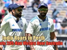 India Roars in Perth