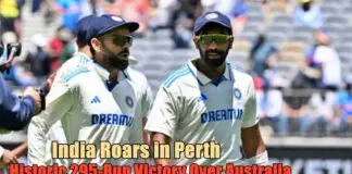 India Roars in Perth