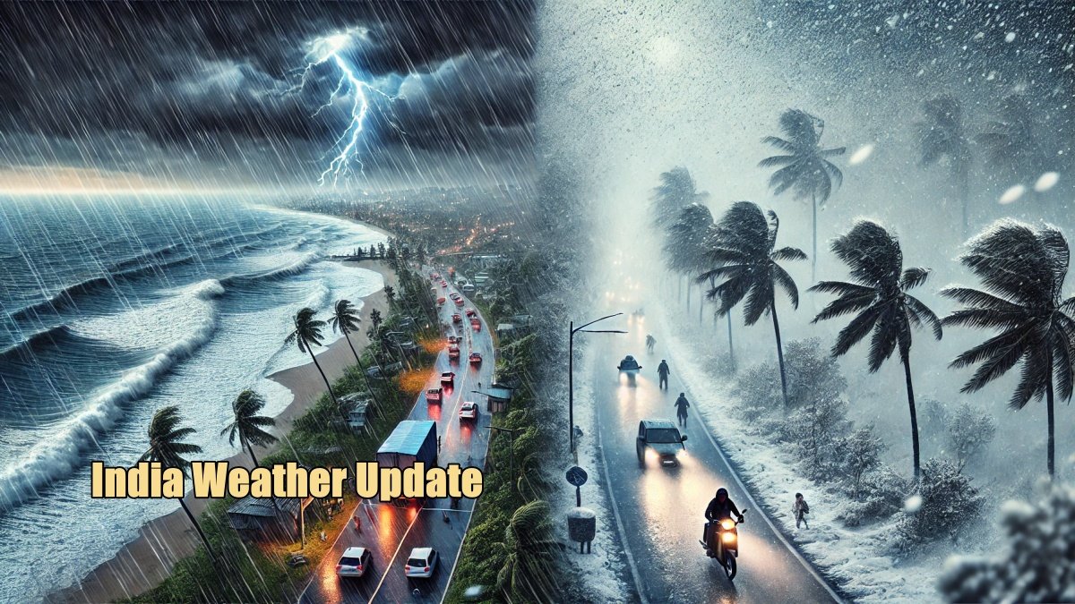 North India Shivers Under Cold Wave as Dense Fog Blankets Region, South Faces Heavy Rain Alert