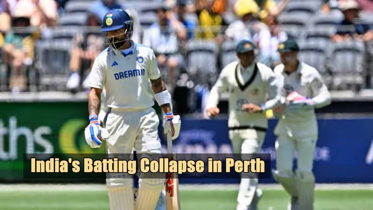 India’s Batting Collapse in Perth: Australian Fast Bowlers Dominate in Disastrous Start to Test Series