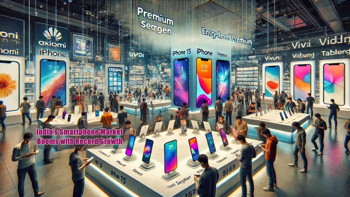 India’s Smartphone Market Booms with Record Growth: Apple and Chinese Brands Lead as Premium Segment Soars