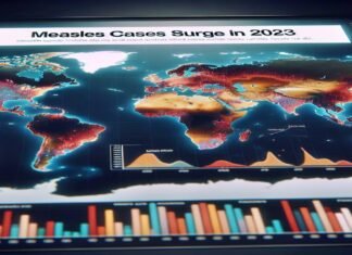 Measles cases surge worldwid