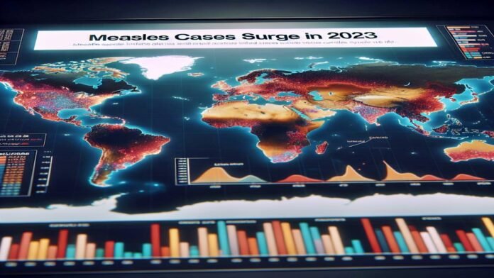 Measles cases surge worldwid