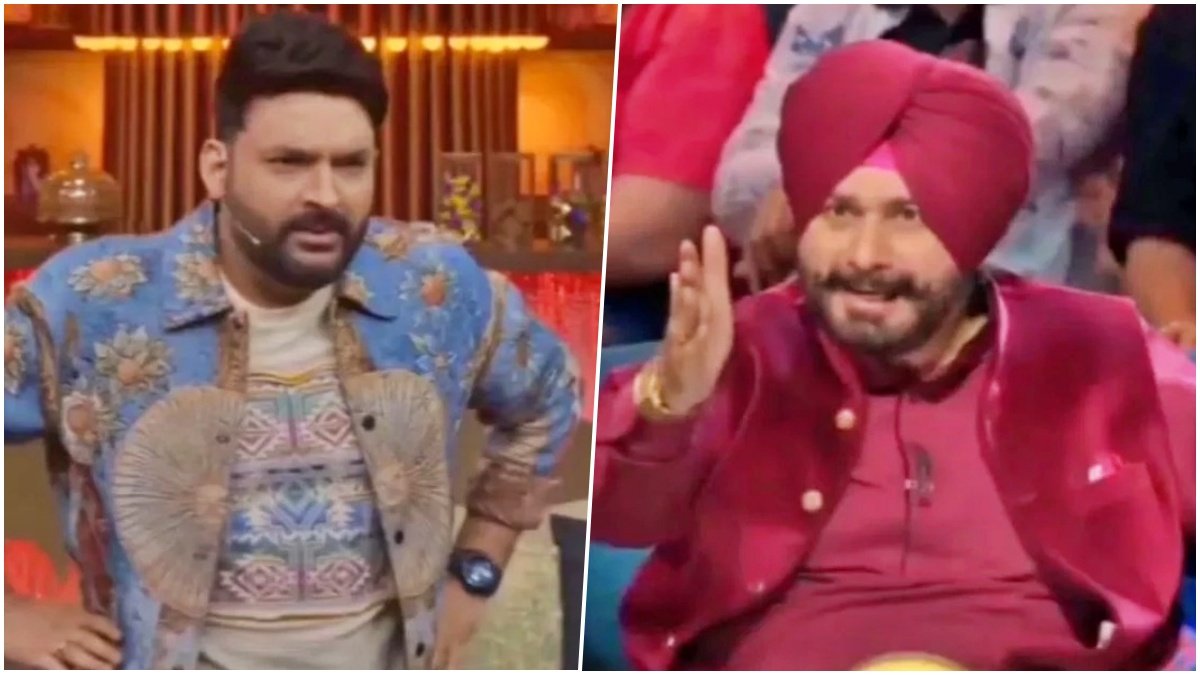 Navjot Singh Sidhu Reunites with Kapil Sharma on Set After Five Years