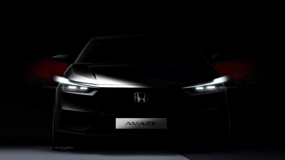 Honda Cars India Unveils First Design Sketch of the New-Generation Amaze Sedan Ahead of December 2024 Launch