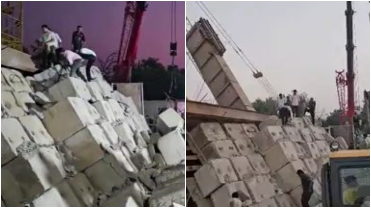 Tragedy Strikes Bullet Train Project in Gujarat: Under-Construction Bridge Collapse Leaves Laborers Trapped