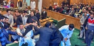 Uproar in Jammu and Kashmir Assembly