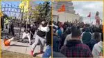 Canadian Police Officer Suspended After Attack on Brampton Hindu Temple by Khalistani Supporters attack on Hindu temple