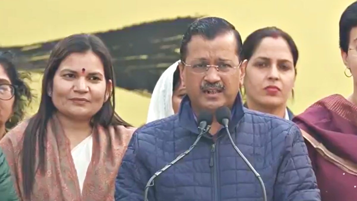Kejriwal’s Election Masterstroke: Delhi Women to Get ₹1,000 Monthly, Promises ₹2,100 Post-Elections