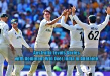 Australia Win Over India in Adelaide