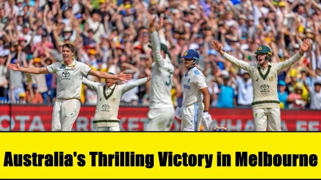 Australias Thrilling Victory in Melbourne