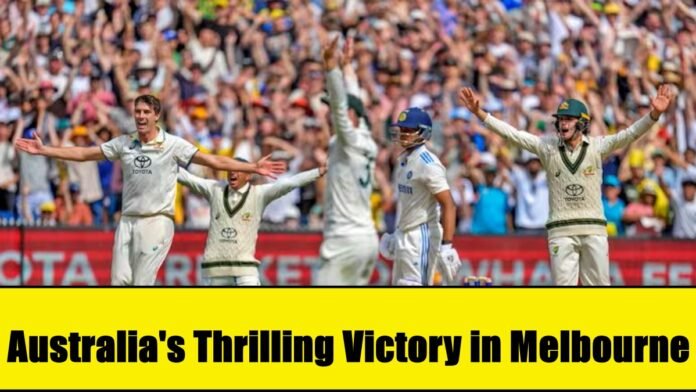 Australias Thrilling Victory in Melbourne