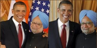 Barak Obama and Manmohan singh