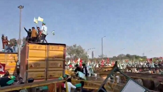 Farmers protest