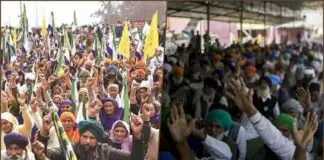 Farmers protest