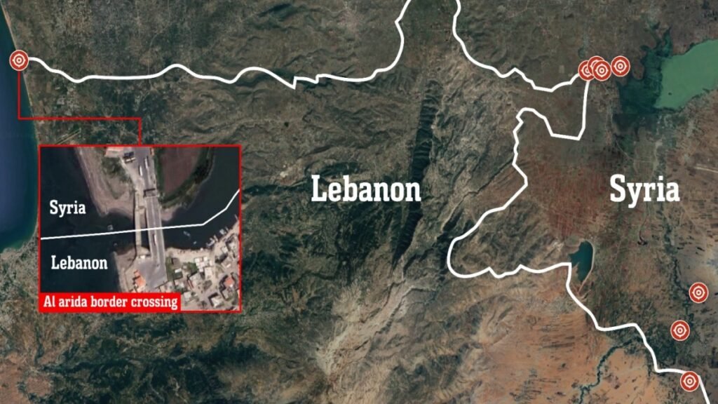 Israeli Airstrikes Sever Lebanon-Syria Border