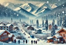 Kashmir Turns into a Winter Wonderland