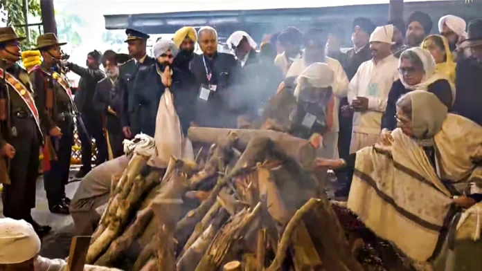 Last rites of former Prime Minister