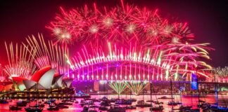 New Year 2025 Lights Up Sydney