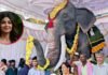 Shilpa Shetty donates mechanical elephant