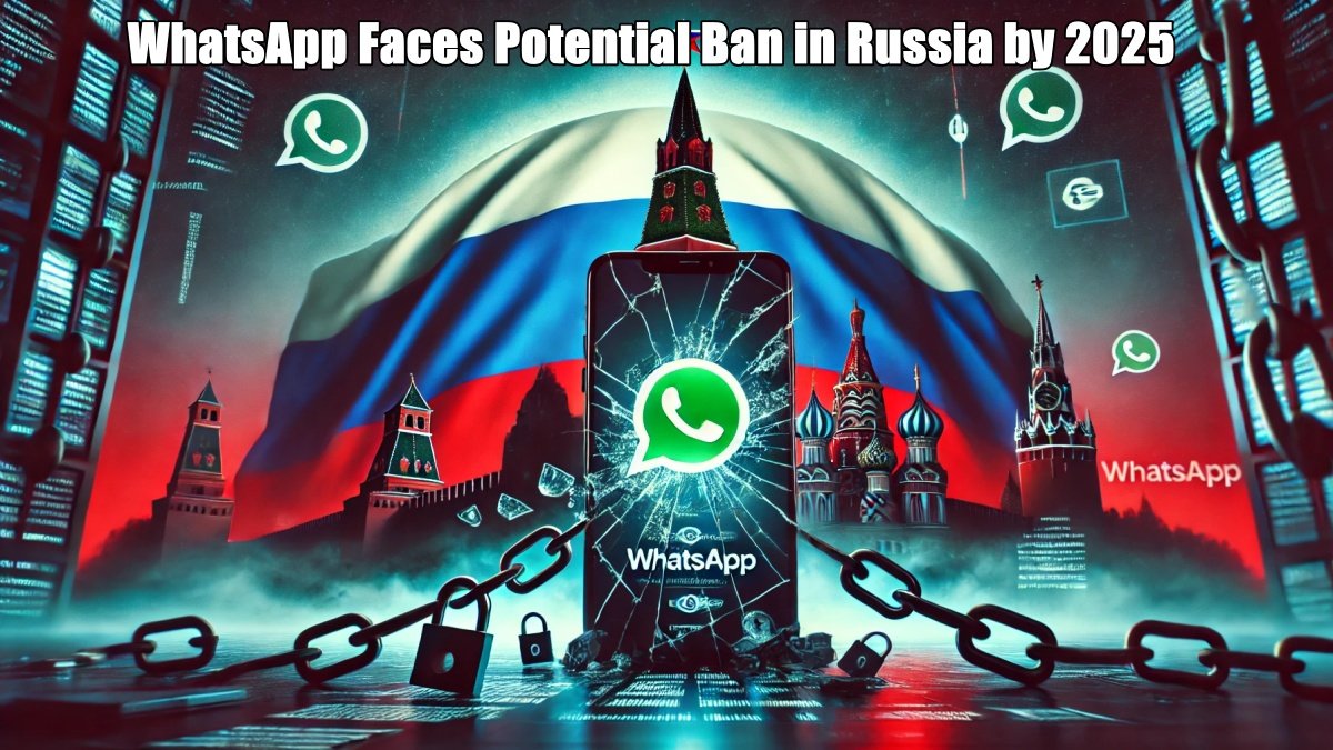 WhatsApp Faces Potential Ban in Russia by 2025 Over Non-Compliance With Security Laws