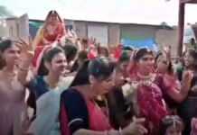 Bride Rides Mare in Khandwa