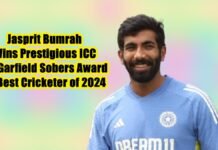 Jasprit Bumrah Wins Best Cricketer of 2024