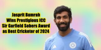 Jasprit Bumrah Wins Best Cricketer of 2024