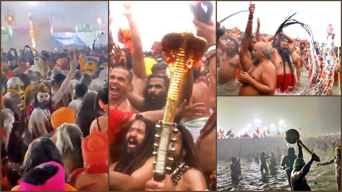 Naga Sadhus’ Enthralling Performances Take Center Stage at Maha Kumbh 2025