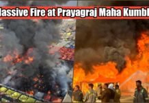 Massive Fire at Prayagraj Maha Kumbh