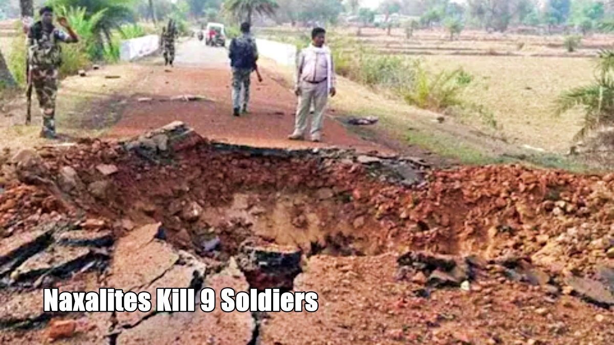 Naxalites Kill 9 Soldiers in Devastating IED Attack on Armored Vehicle
