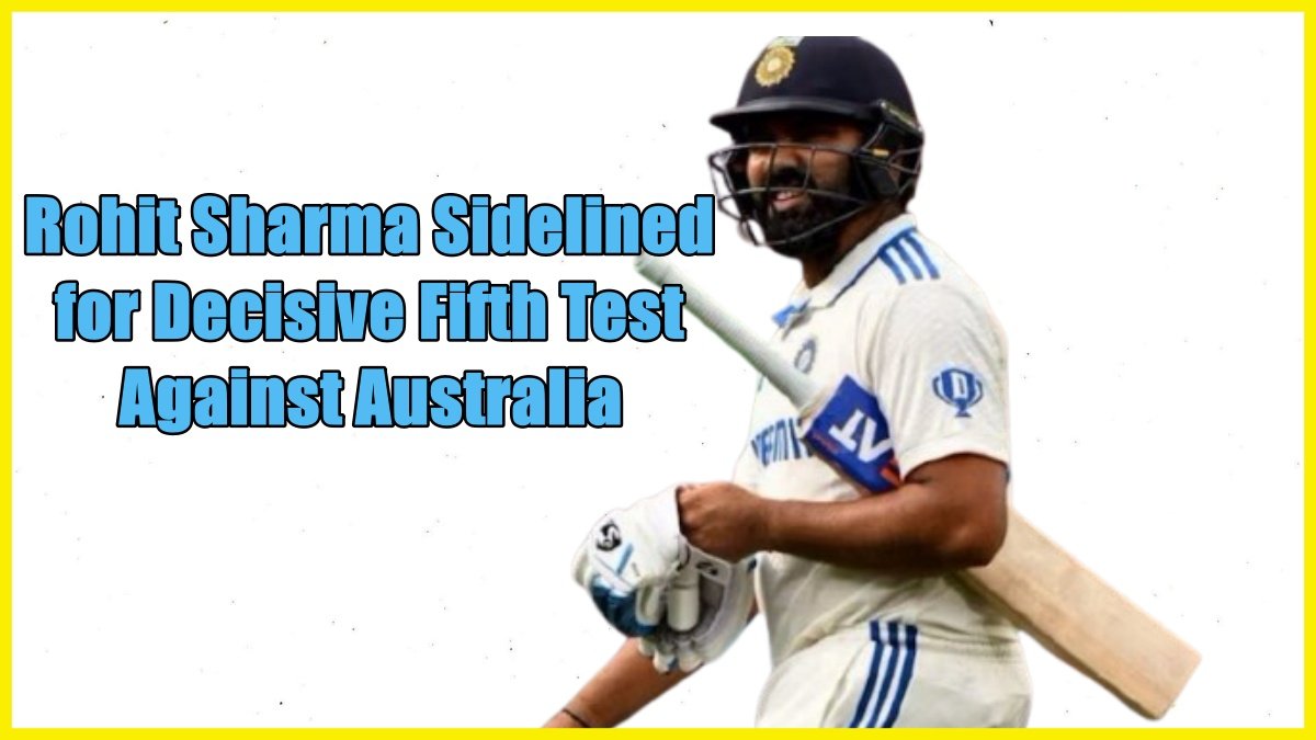 Rohit Sharma Sidelined for Decisive Fifth Test Against Australia: Jasprit Bumrah Leads India