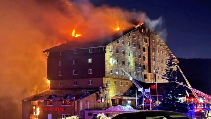 Ski Resort Fire in Turkey