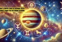 Jupiters Direct Shift in Gemini 2025