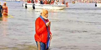 PM Modi Takes Holy Dip at Maha Kumbh