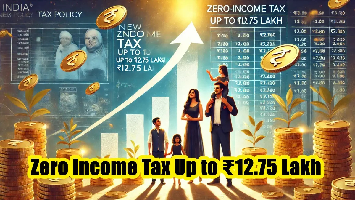 Zero Income Tax Up to ₹12.75 Lakh & Slab Overhaul to Empower Middle Class