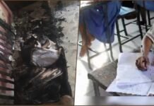 Class 12 Answer Sheets Burnt