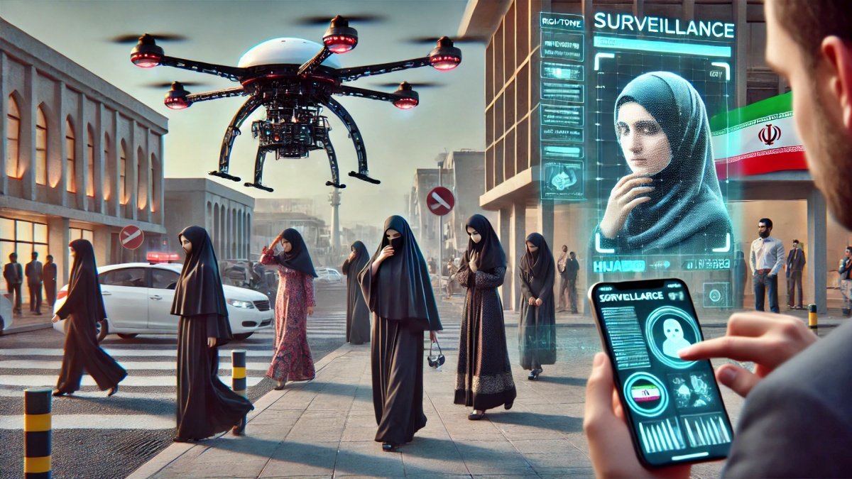 Iran Intensifies Hijab Enforcement Using Drones, Facial Recognition and Citizen Surveillance App
