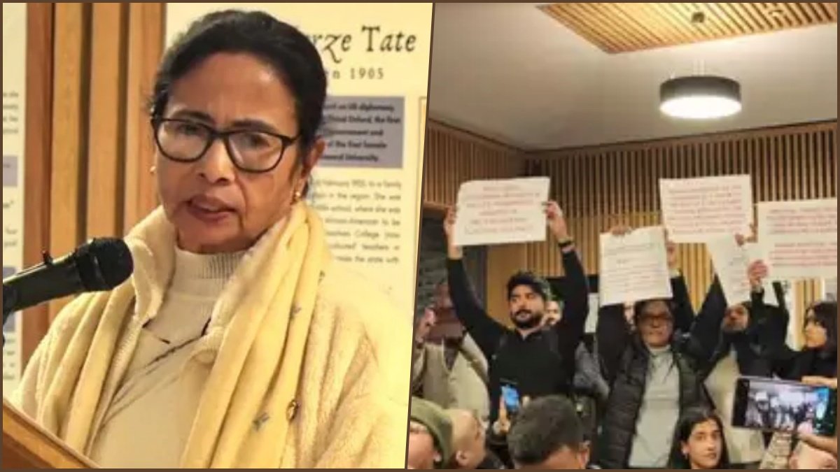 Mamata Banerjee Faces Protests at Oxford: Defends Governance Amid RG Kar Case Questions