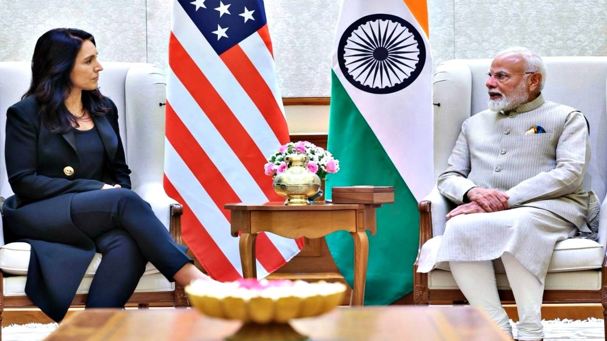 PM Modi Meets Tulsi Gabbard, Urges US Action Against Khalistani Groups