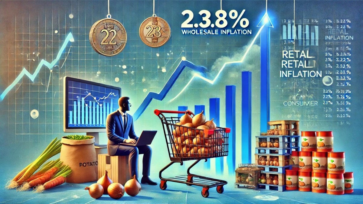 India’s Wholesale Inflation Rises to 2.38% in February, Retail Inflation Hits 7-Month Low