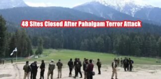 48 Sites Closed After Pahalgam Terror Attack