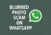 Blurred Photo Scam on WhatsApp